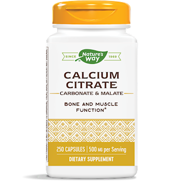 Calcium citrate/carbonate/malate complex 250 caps